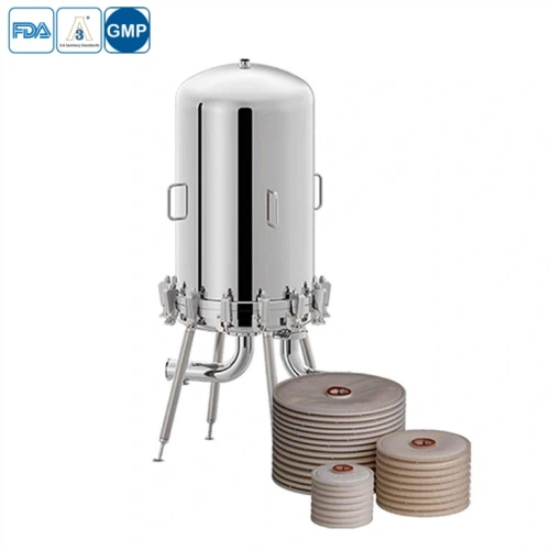 16 Inch Stainless Steel Stack Lenticular Filter Housing