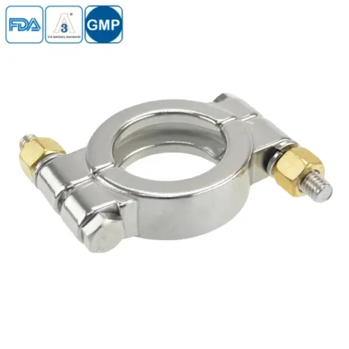 Stainless Steel Food Grade High Pressure Tri-Clamp for High-Pressure Applications