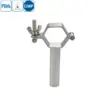 Stainless Steel Hygienic Hex Pipe Holder for Sanitary Tubing