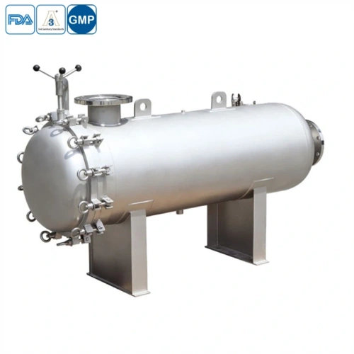 Stainless steel high flow filter housing for large-volume liquid filtration