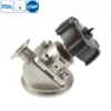 Stainless steel food processing clamped manual tank bottom diaphragm valve for hygienic applications