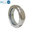 Sanitary welded union type sight glass for hygienic piping systems.