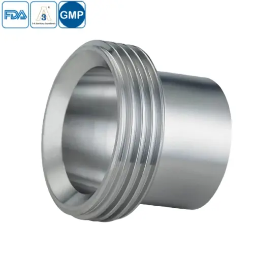 stainless steel food processing DIN11864 union male